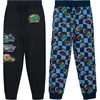 image:imageHot Wheels Boys 2Pack Racing Fleece Jogger Pants Toddler to Big KidCharcoal Navy  Blue