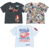 image:imageHot Wheels Boys 3Pack Short Sleeve Tees Toddler to Big KidBlack  Pale Blue