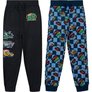 image:imageHot Wheels Boys 2Pack Racing Fleece Jogger Pants Toddler to Big KidCharcoal Navy  Blue
